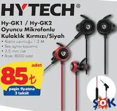 HYTECH HY-GK1 / HY-GK2 OYUNCU MİKROFONLU KULAKLIK HYTECH HY-GK1 / HY-GK2 OYUNCU MİKROFONLU KULAKLIK